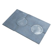 Piano cottura in ghisa 72x46