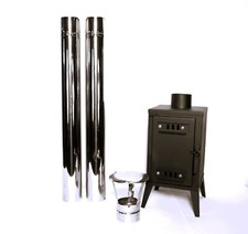 piccolo bruciatore a legna a